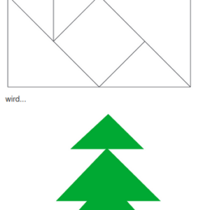 Ein Tannenbaumpuzzle