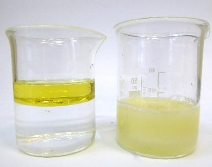 Öl, Wasser und Tinte