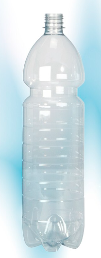Die Flasche im Schraubstock